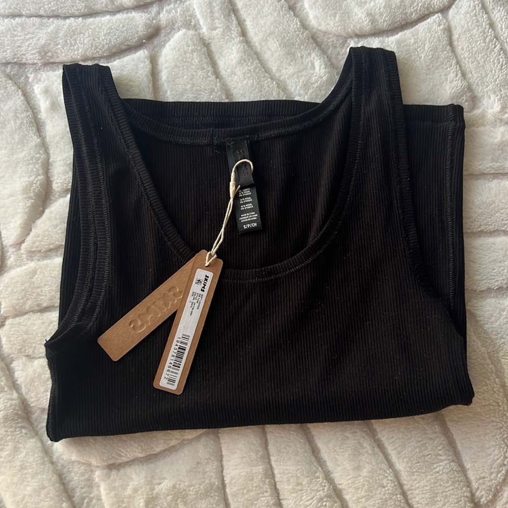 Skims Black Tank Top SKIMS